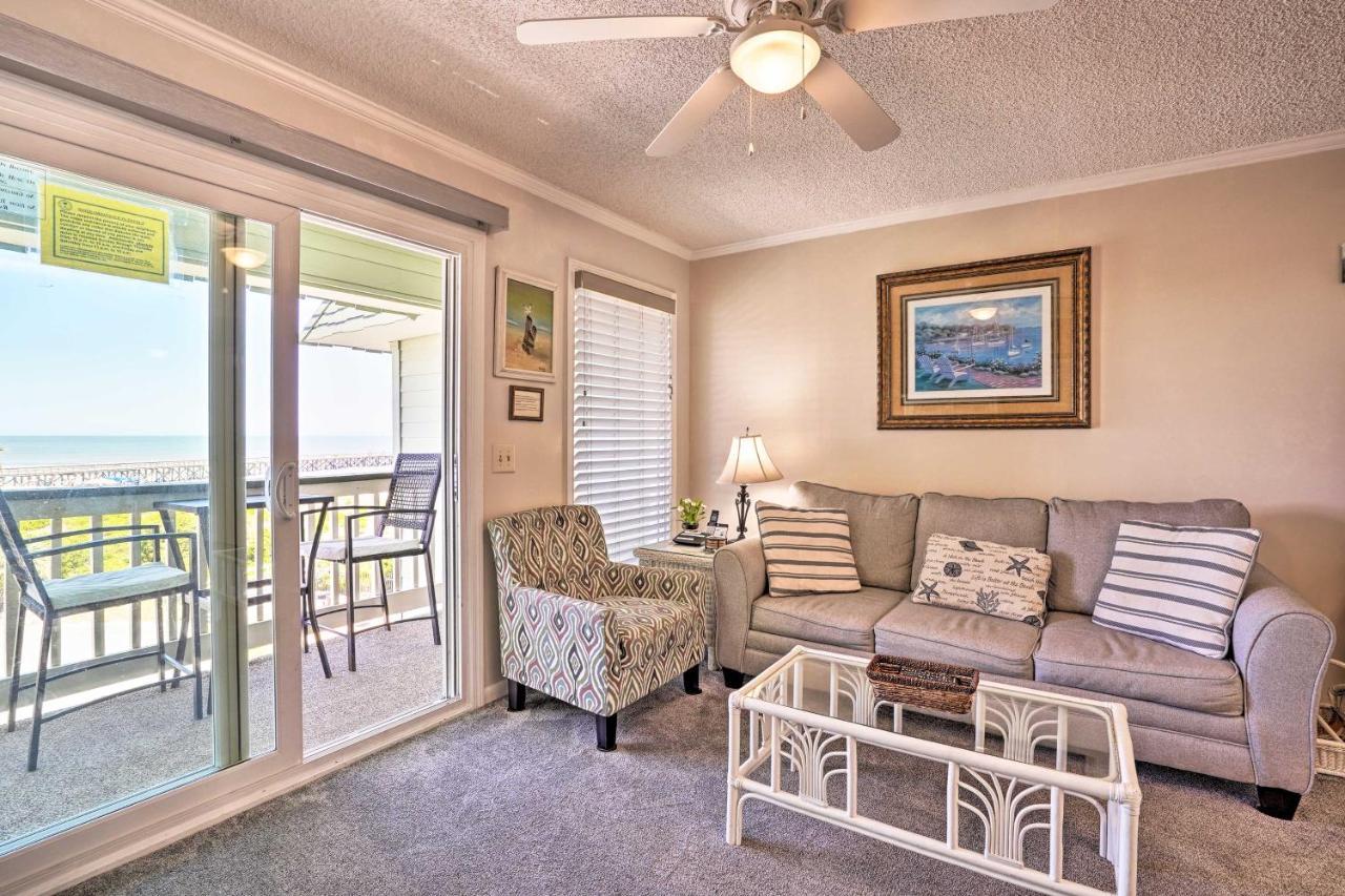 Isle Of Palms Beachfront Condo With Balcony And Pool! Exterior foto