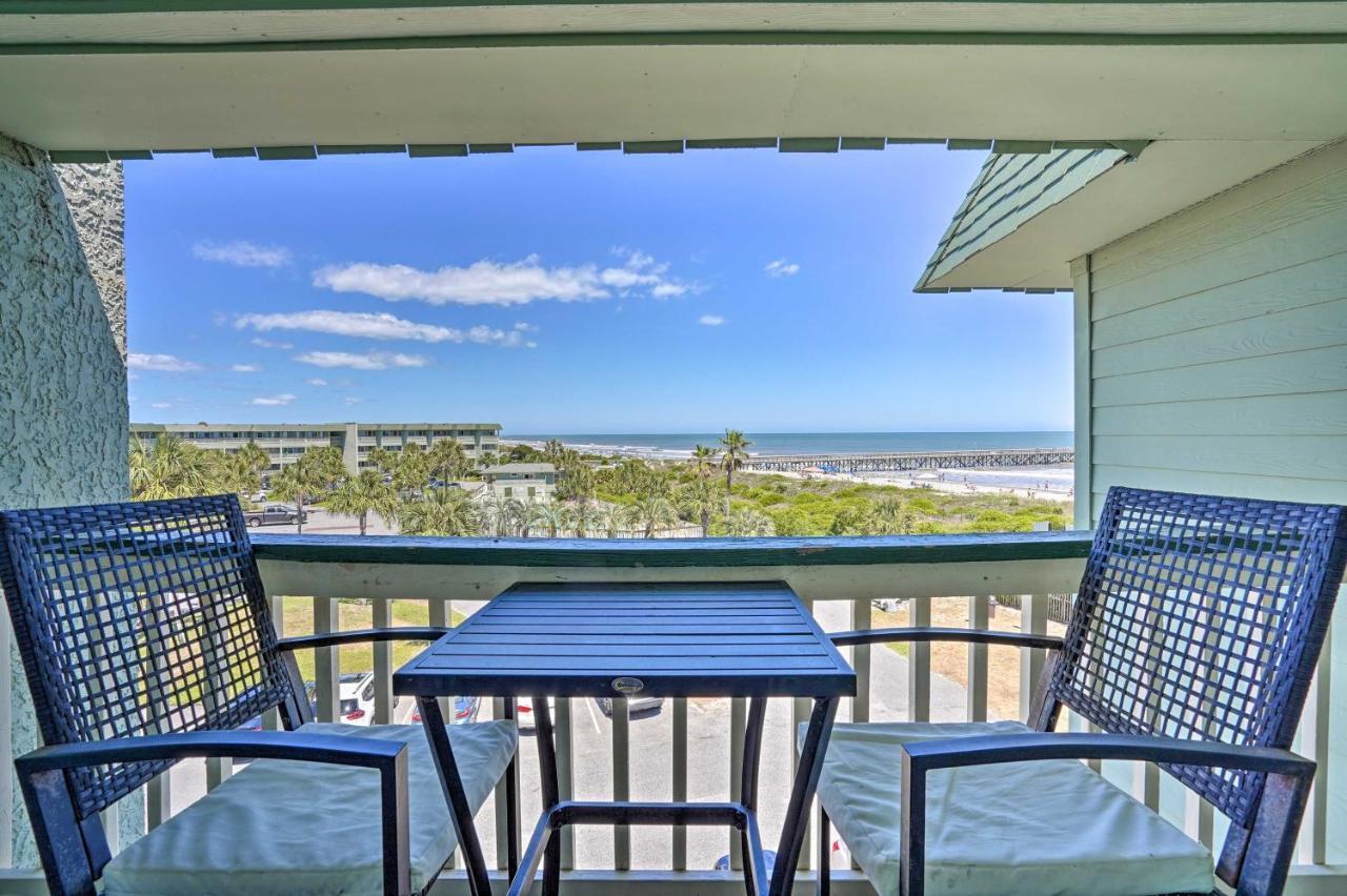 Isle Of Palms Beachfront Condo With Balcony And Pool! Exterior foto