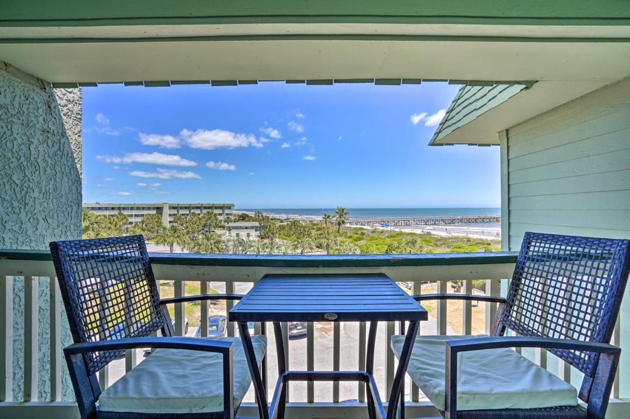 Isle Of Palms Beachfront Condo With Balcony And Pool! Exterior foto