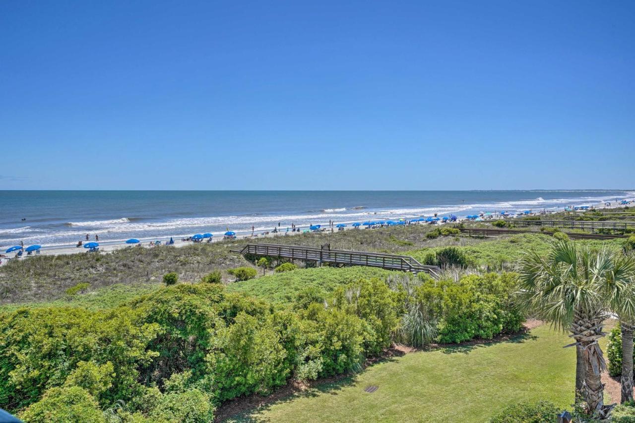 Isle Of Palms Beachfront Condo With Balcony And Pool! Exterior foto